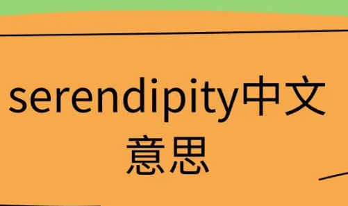 serendipity浪漫解释