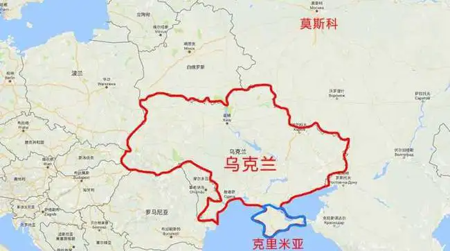 乌克兰国土面积相当于中国哪个省？