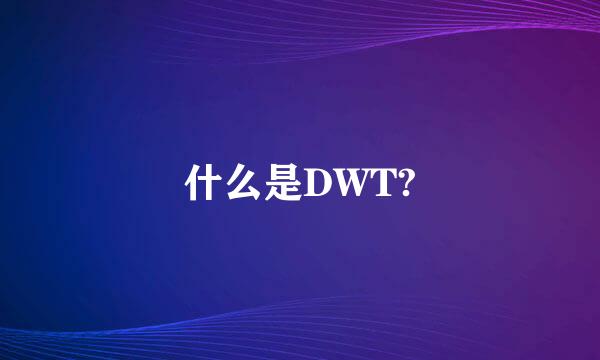 什么是DWT?