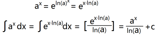 请问指数函数的积分公式是什么？