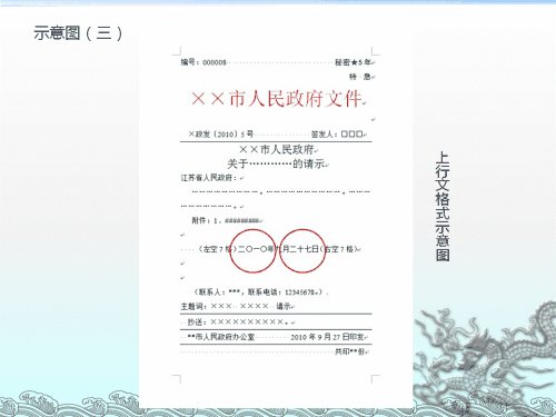 公文中页码的格式？