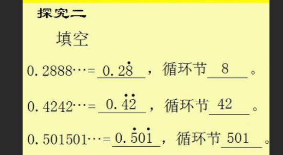 循环小数一定是无限小数对吗？