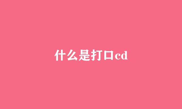 什么是打口cd