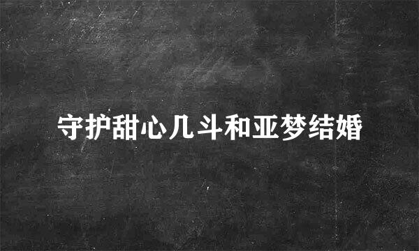 守护甜心几斗和亚梦结婚