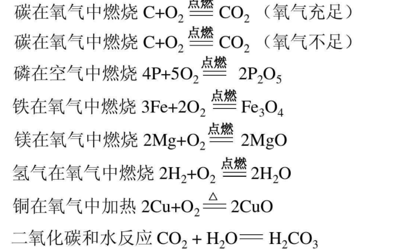 化学方程式的意义三点是什么?