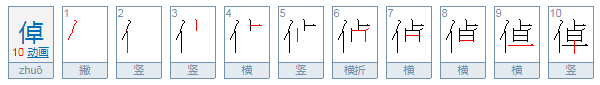 倬怎么读？