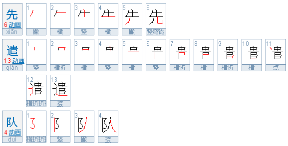 先遣队是什么意思