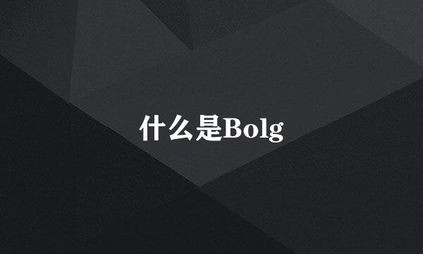 什么是Bolg