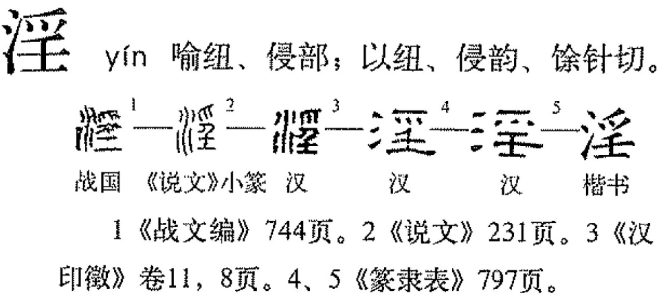 淫是什么意思