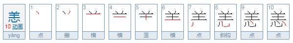 恙怎么读?