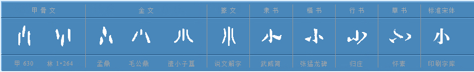 小字怎么组词?