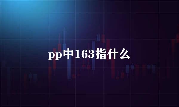 pp中163指什么