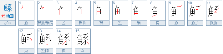 鲧怎么读