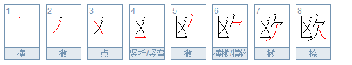 “欧”可以组什么词？