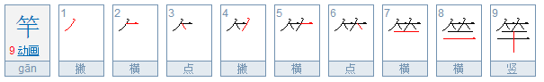 竿的拼音是什么