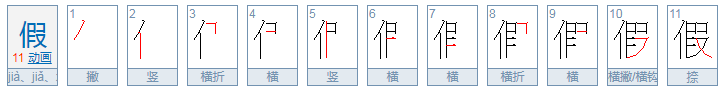 假的多音字组词？