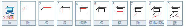 复字的部首读什么