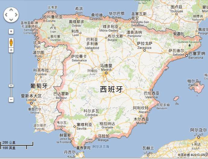 西班牙面积大约相当于中国哪个省的面积?
