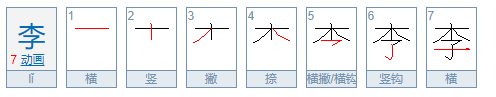 李组词什么？