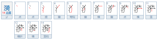 漪怎么读？