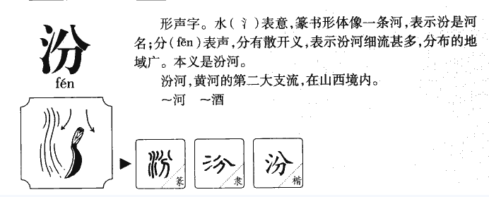 汾怎么读音是什么