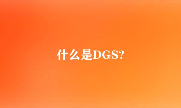 什么是DGS?