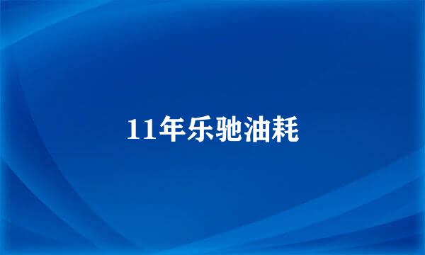 11年乐驰油耗