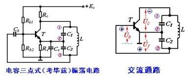 电容三点式振荡电路原理