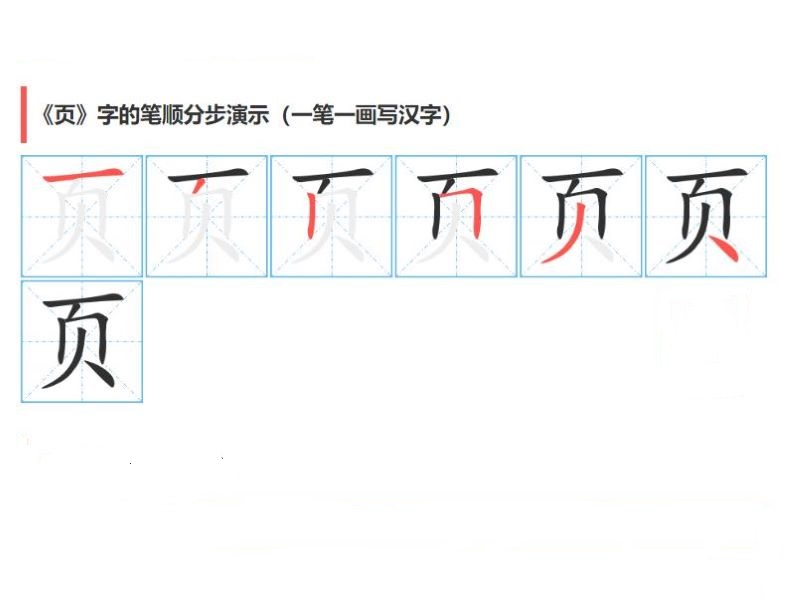 页的意思