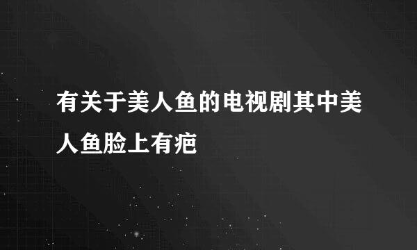 有关于美人鱼的电视剧其中美人鱼脸上有疤