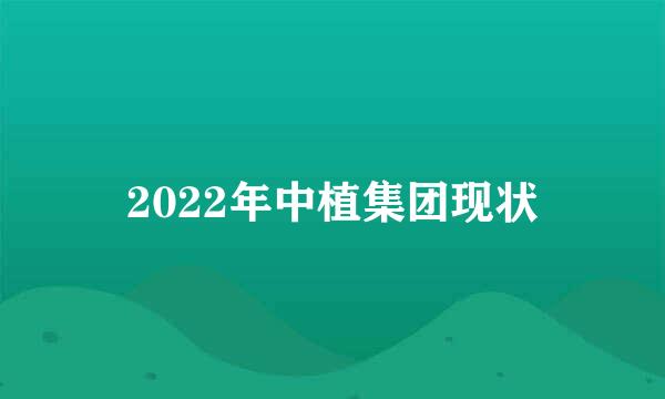 2022年中植集团现状