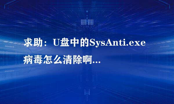 求助：U盘中的SysAnti.exe病毒怎么清除啊？（u盘被保护）