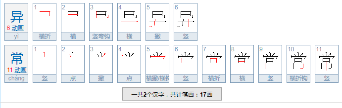 异常是什么意思？