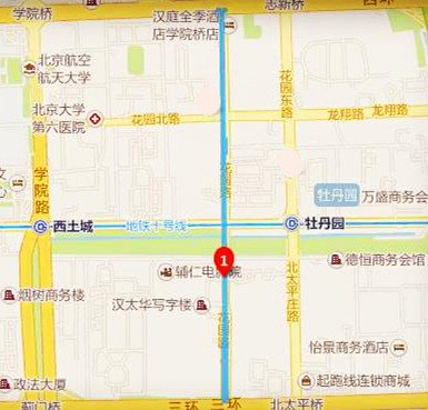 北京花园路在几号地铁附近