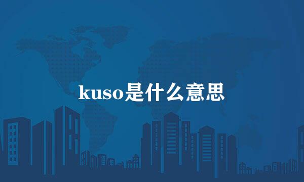 kuso是什么意思