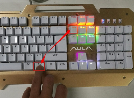 机械键盘背光灯怎么关