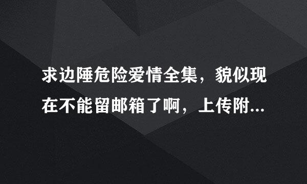 求边陲危险爱情全集，貌似现在不能留邮箱了啊，上传附件吧，帮别人求，急~