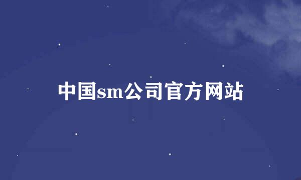 中国sm公司官方网站