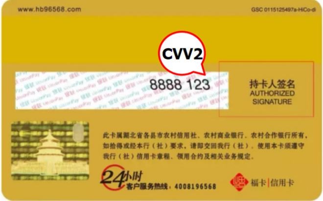 cvv2码是什么意思