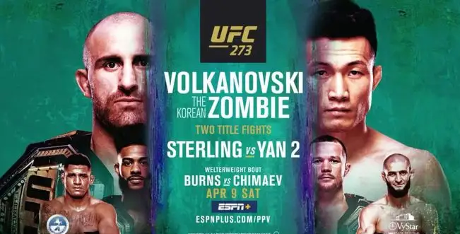 ufc273比赛时间