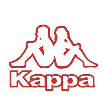 kappa的logo为什么是一对男女靠背坐着的？