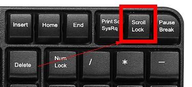 笔记本上的Scroll Lock键在哪？在哪切换？
