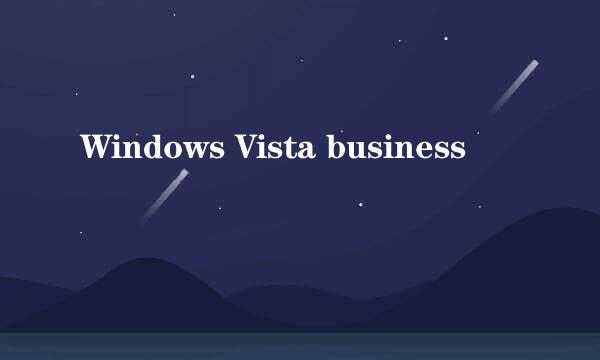 Windows Vista business