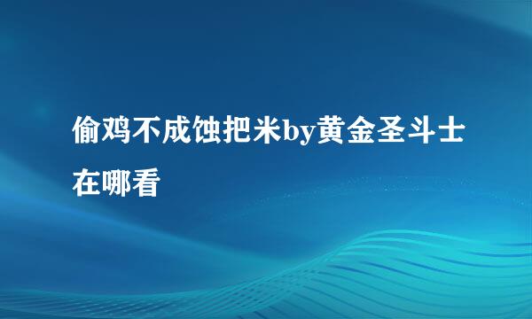 偷鸡不成蚀把米by黄金圣斗士在哪看