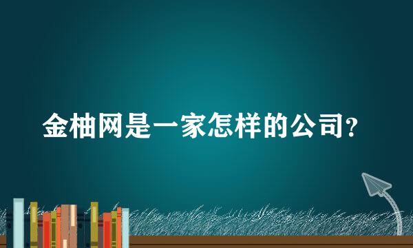 金柚网是一家怎样的公司？