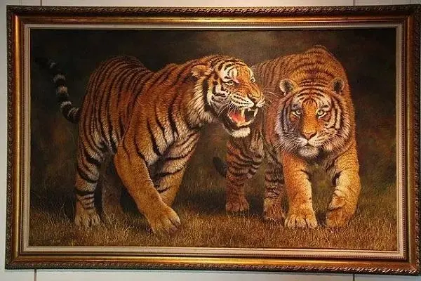 如何画成年老虎