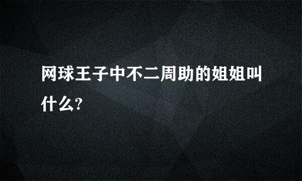 网球王子中不二周助的姐姐叫什么?