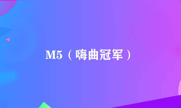 M5（嗨曲冠军）