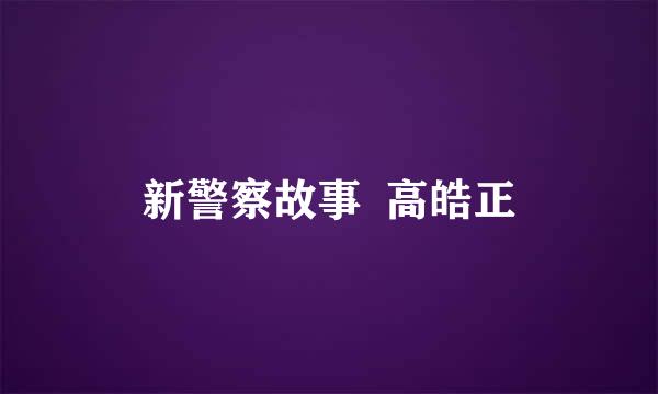 新警察故事  高皓正