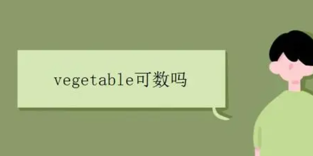 vegetable是可数名词还是不可数名词？